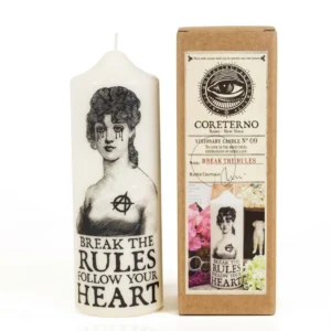 CORETERNO BREAK THE RULES CANDLE - Bold scented candle at Rabdan Perfumes Dubai, UAE