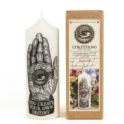 CORETERNO PALMISTRY CANDLE - Decorative scented candle at Rabdan Perfumes Dubai, UAE