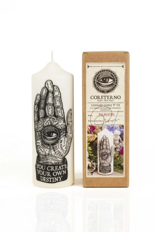 CORETERNO PALMISTRY CANDLE - Decorative scented candle at Rabdan Perfumes Dubai, UAE