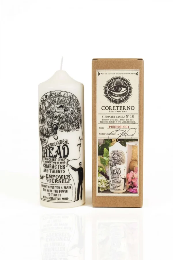 CORETERNO PHRENOLOGY CANDLE - Intellect-inspired scented candle at Rabdan Perfumes Dubai, UAE