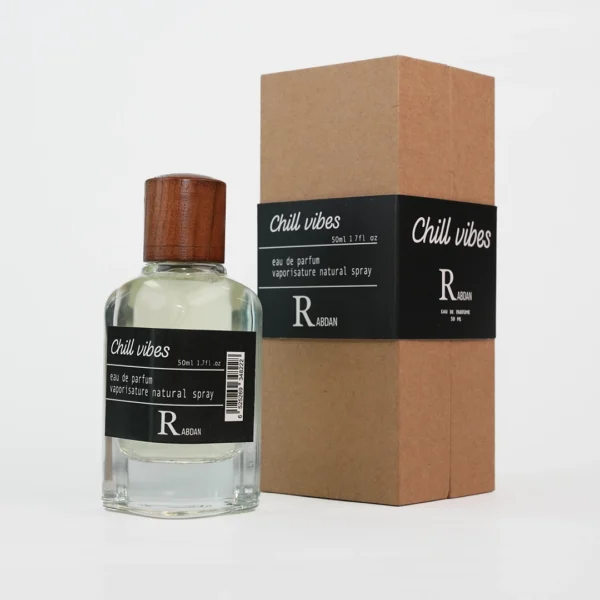 RABDAN Chill Vibes 50ML EDP is a refreshing fragrance for men and women, featuring vibrant top notes of citron, orange, mint, and lemon, with a sweet base of fig and ambrette. A top-choice UAE perfume and a luxurious addition to your collection.