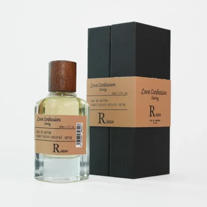 RABDAN Love Confession Daring 50ML EDP is a bold and daring luxury fragrance for men and women, combining smoky osmanthus with rich leather. A top-choice UAE perfume for those who exude confidence.