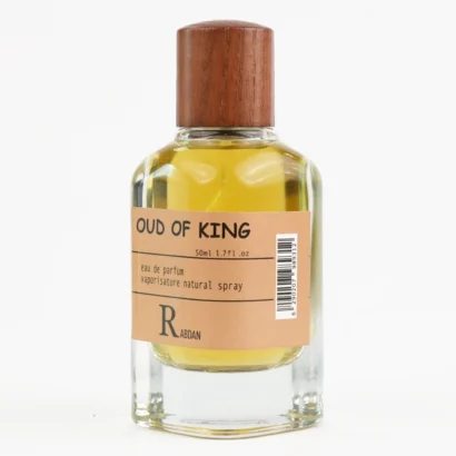 RABDAN Oud of King 50ML EDP is a luxurious fragrance for men featuring vibrant top notes of passionfruit, fruity notes, Turkish rose, and saffron, with a warm base of leather, Akigalawood, amber, and vanilla. This luxury perfume is one of the most sought-after UAE perfumes for men, embodying elegance and sophistication.