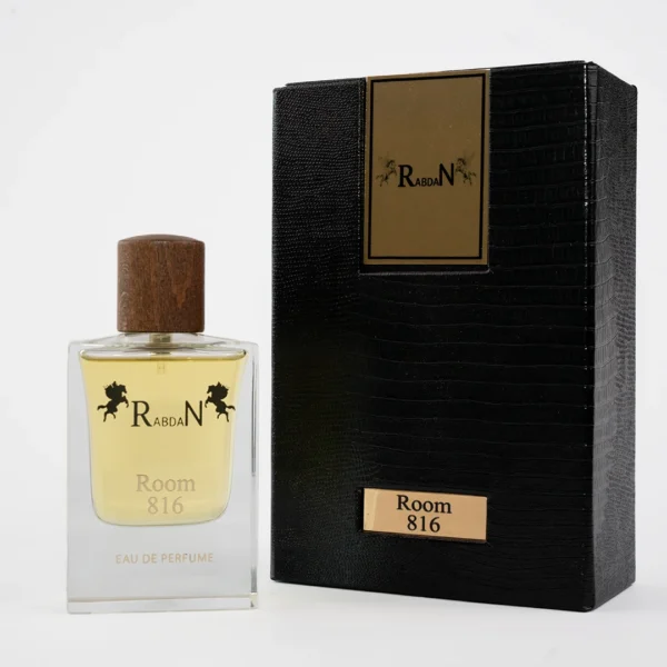 RABDAN Room 816 50ML EDP is an adventurous fragrance for men and women, combining green notes of galbanum and tomato leaf with a floral heart of tuberose and ylang-ylang, and a smoky base of leather, tobacco, and guaiac wood. A unique UAE luxury perfume.