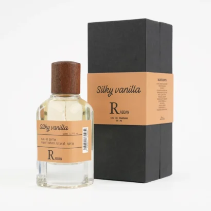 RABDAN Silky Vanilla 50ML EDP is a soft, indulgent fragrance for women, blending coconut powder and heliotrope with creamy Madagascar vanilla and a warm base of white musk and palo santo. A luxurious UAE perfume for those who adore sweetness.