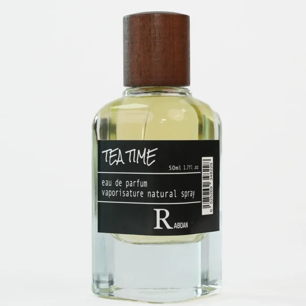 RABDAN Tea Time 50ML EDP is a calming luxury fragrance for men and women, blending the soothing depth of black tea with the refined woody accents of Iso E Super. A premium UAE perfume for those who love elegant simplicity.