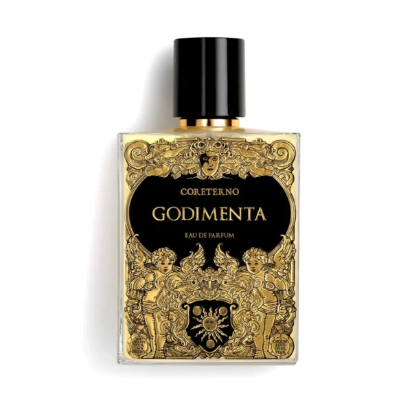 Coreterno Godimenta Eau de Parfum 100ml – Luxurious sculpted fragrance with ginger, bergamot, amber, and woods