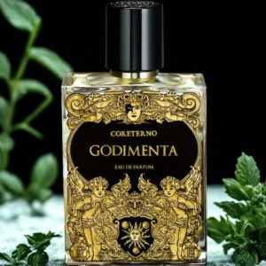 Coreterno Godimenta Eau de Parfum 100ml – Luxurious sculpted fragrance with ginger, bergamot, amber, and woods