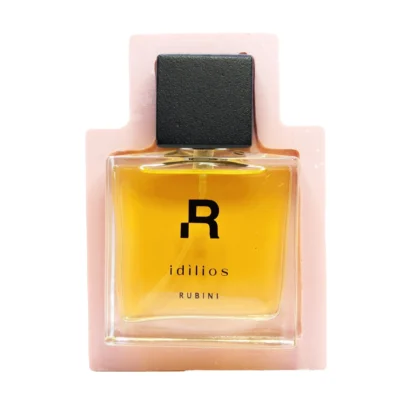 Rubini Idìlios Extrait de Parfum – unisex fruity fragrance with peach, vanilla, and musk for serene balance
