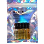 Rubini Discovery Set – 6 × 2 ml unisex perfume kit with Fundamental, Tambour Sacré, Nuvolari, Odenaturae, Hyperion, and Idìlios