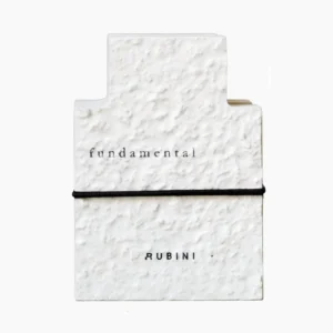 Rubini Fundamental Eau de Parfum – unisex aromatic fragrance inspired by 1930s Verona with citrus, iris, and leather notes