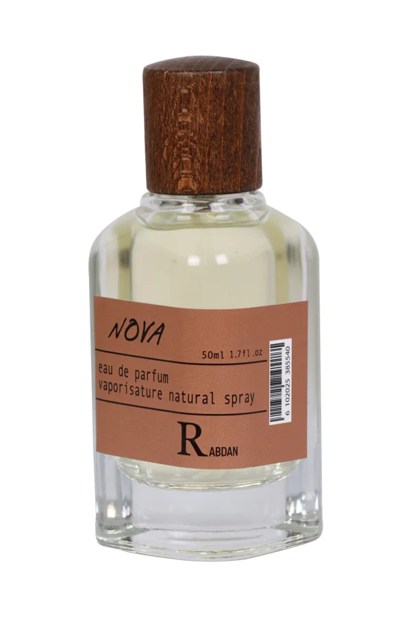 Rabdan Nova 50ml Eau de Parfum bottle – unisex amber woody perfume UAE