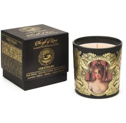 Coreterno The Gift of Love black glass candle