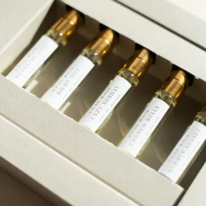 L’Eau Maliz five fragrance discovery set open box