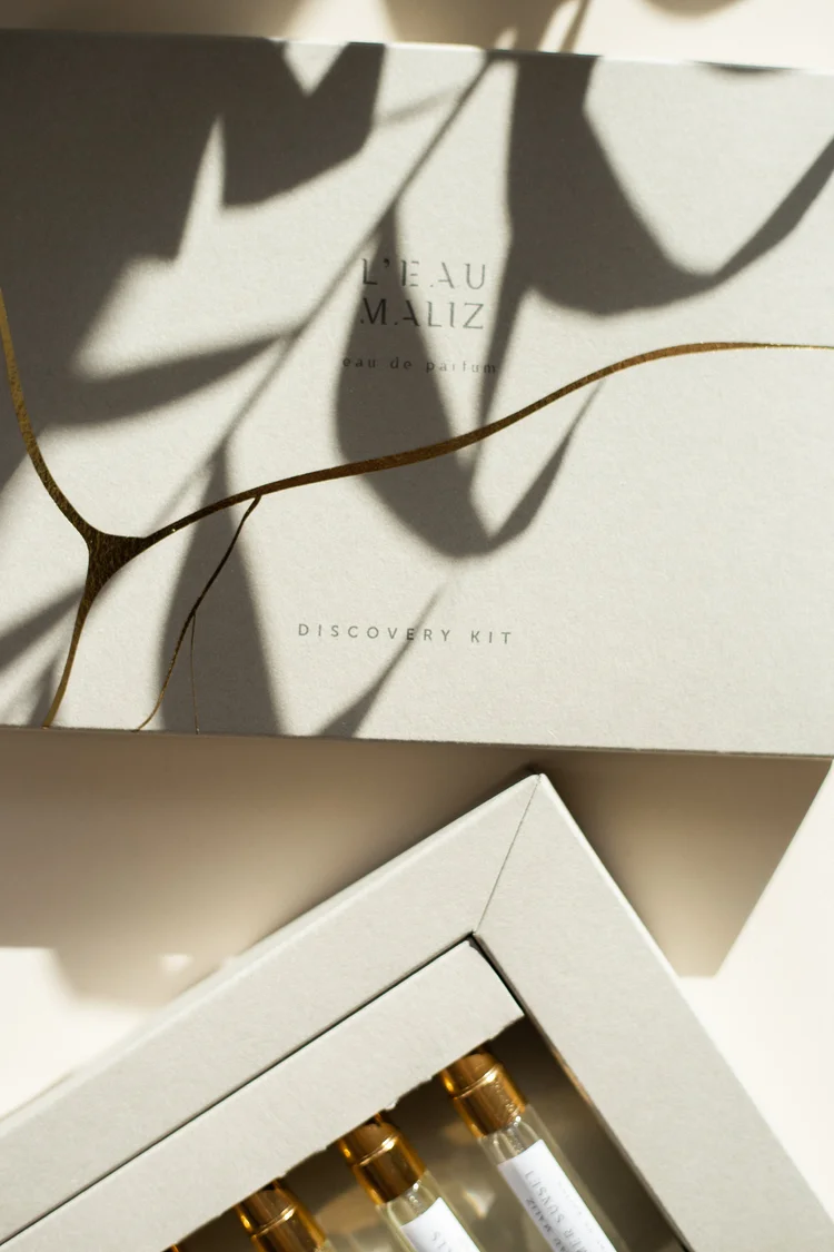 L’Eau Maliz Portrait Collection four fragrance discovery set
