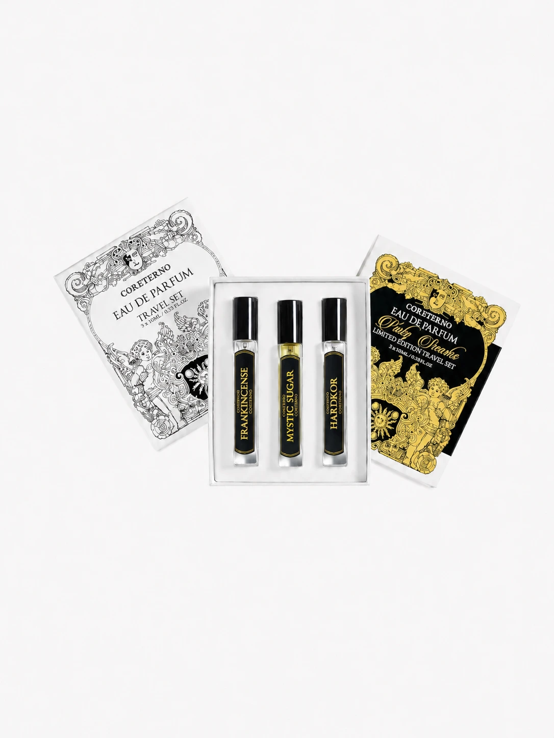 Coreterno Holy Smoke Travel Set Coreterno Holy Smoke Travel Set with Hardkor Mystic Sugar and Freakincense