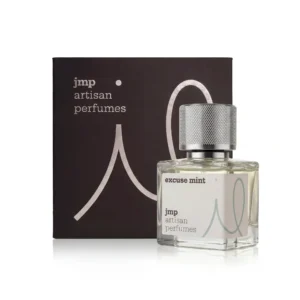 JMP Excuse Mint 30ml perfume bottle with original box